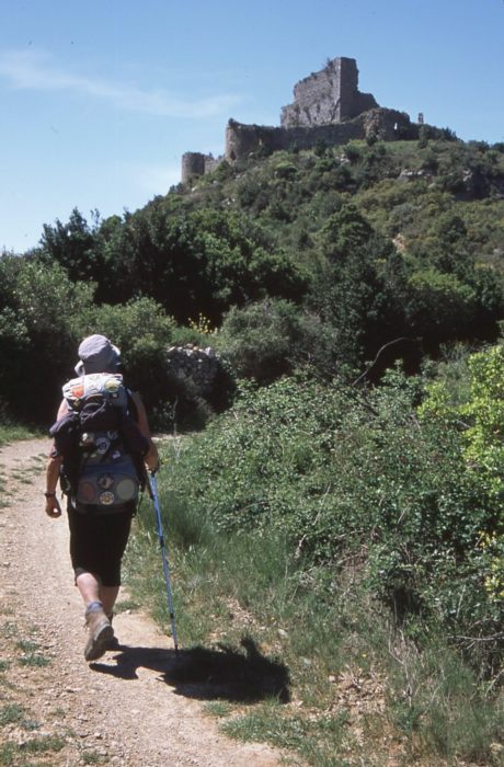 Approaching Aguilar castle
