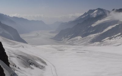 01 The Aletsch Glacier Runs South From Jungraujoch For 20Km