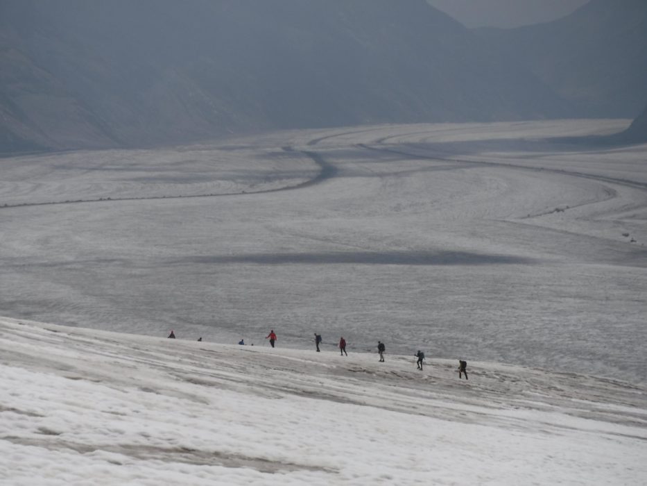 05 Groups Ahead Of Us Looked Like Ants Making Their Way Down The Glacier