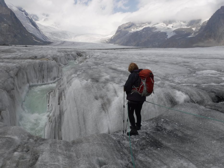 10 Meltwater Plunged Into A Cavern Beneath The Ice