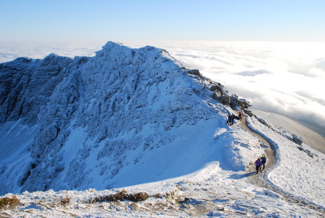 Ascending The South Ridge Ben Lomond