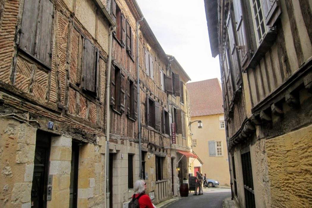 Half-timbered houses at Bergerac