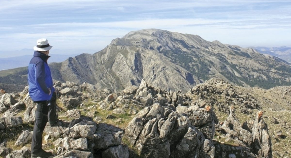The Summit Of Malascamas With La Maroma Ahead