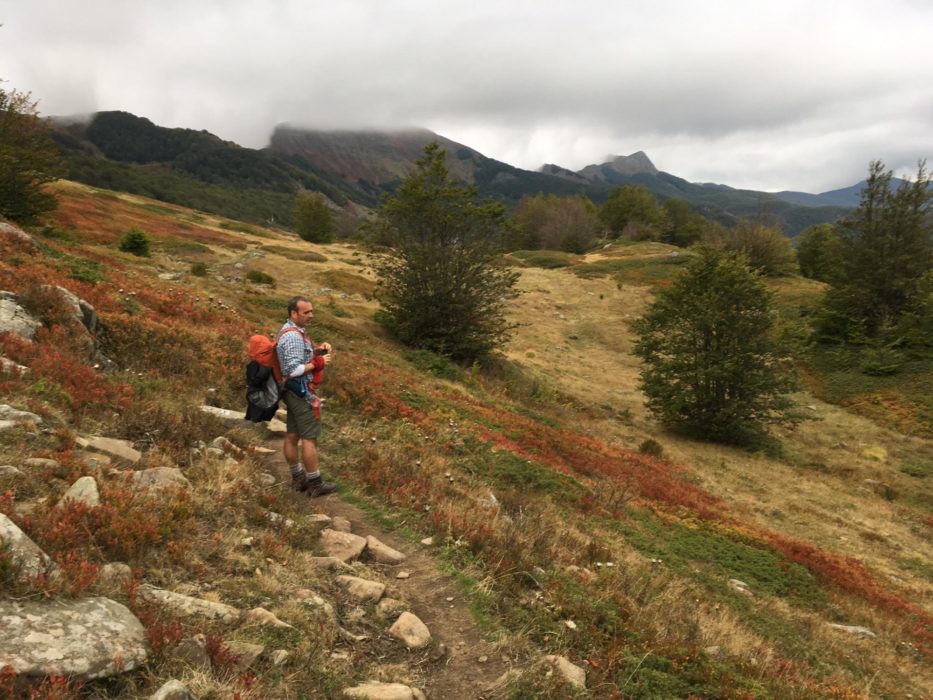 Day 2, Clouds Rumbling In The Background Long Route Today So We Kept A Brisk Pace