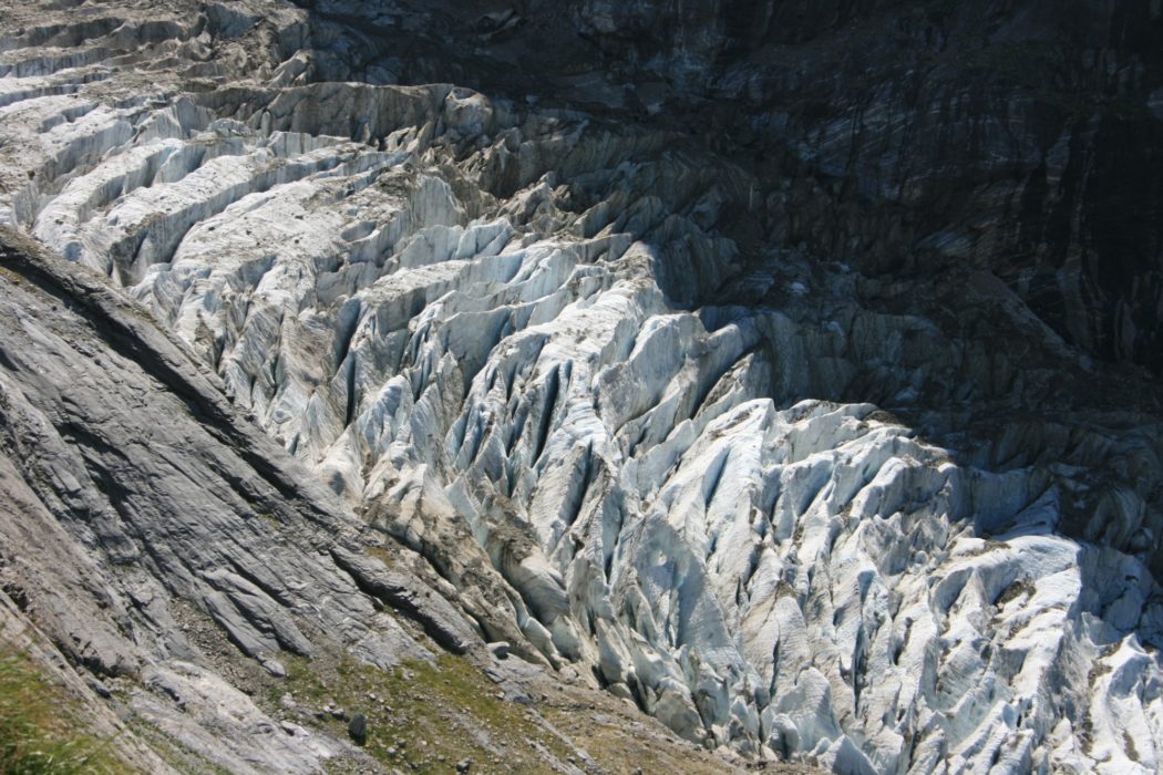 Glacier Below The Gleckstein Hut
