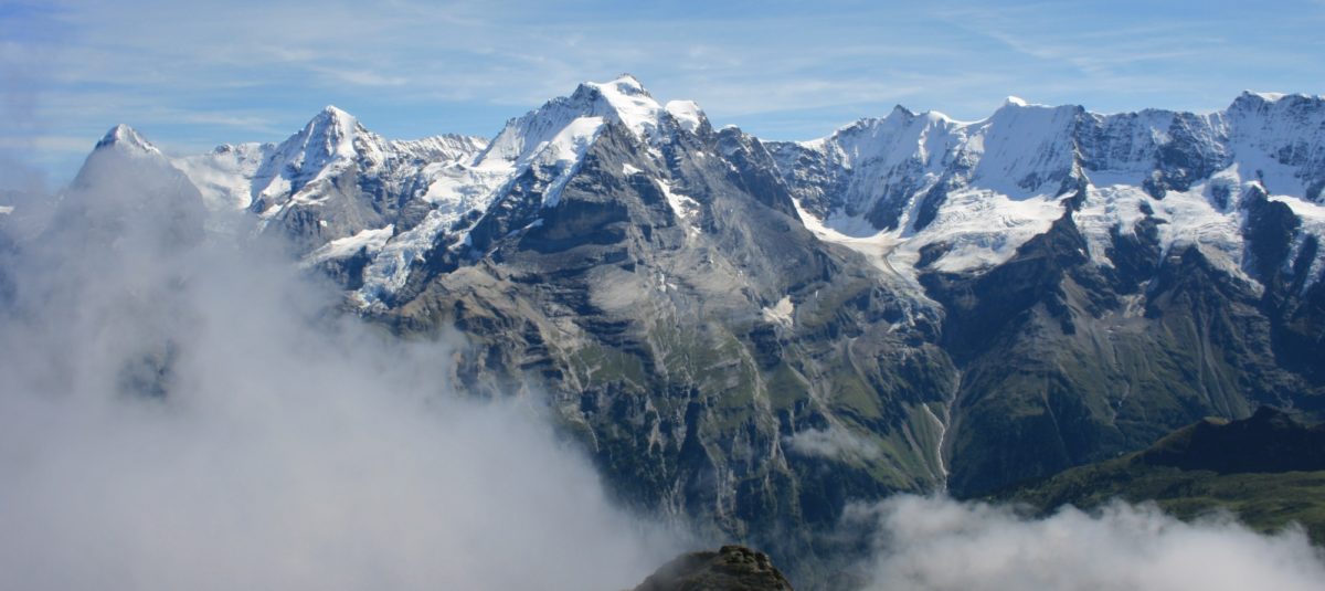Oberland Giants On Show From The Schilthorn
