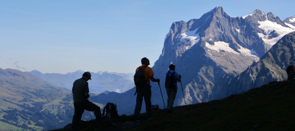 The Wetterhorn Seen From The Eiger Trail