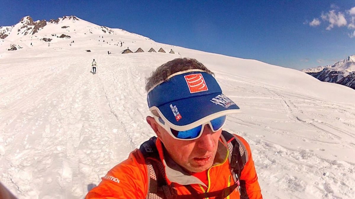 Running Down From The Refuge De Loriaz