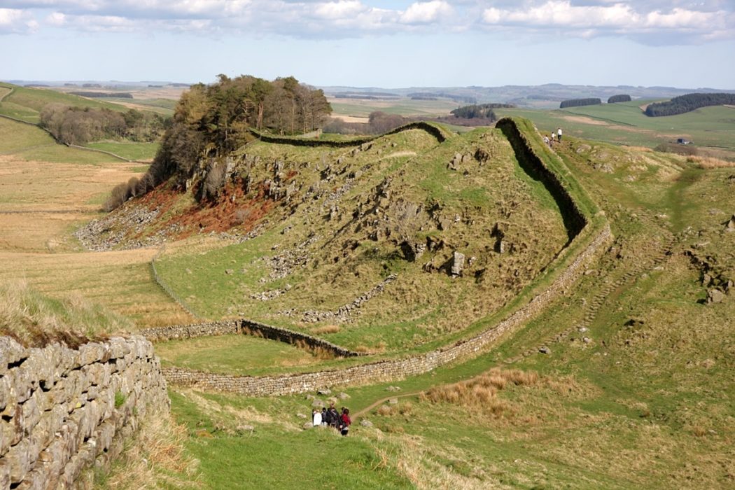 9 Hadrians Wall Follows The Crest Of The Great Whin Sills Undulating Ridge