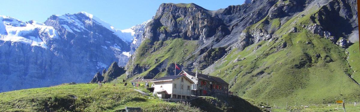 Approaching the Rotstock Hut