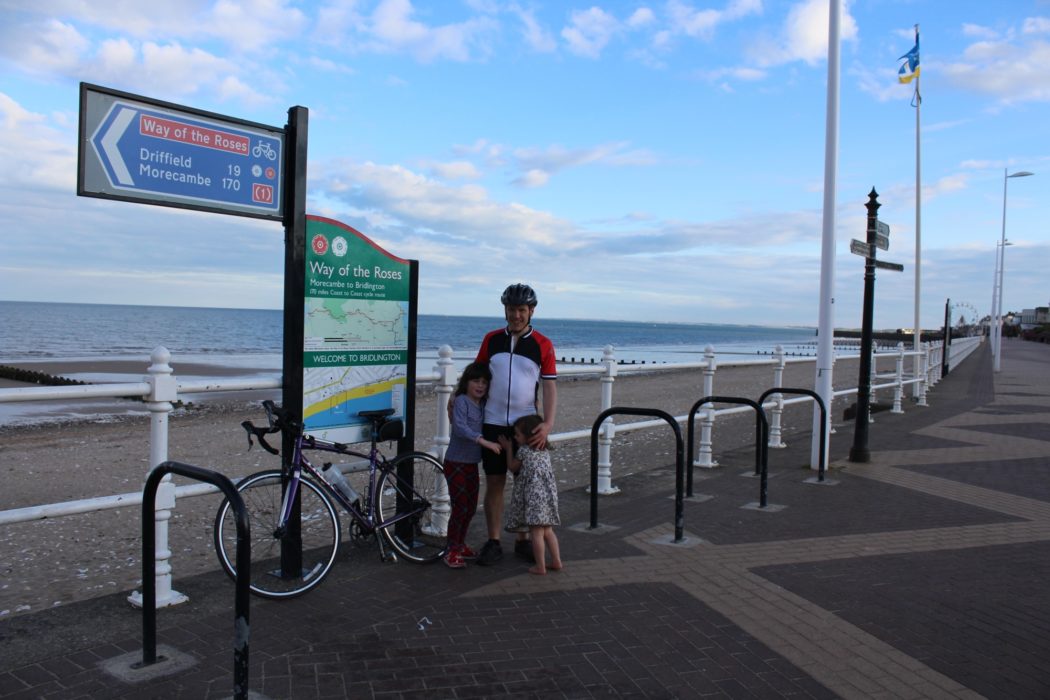 018 Well Done Daddy! The End Of The Ride At Bridlington