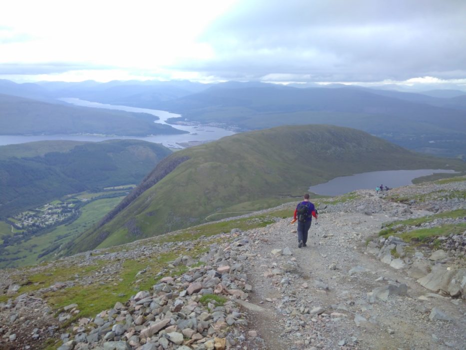 Descending The Pony Path Of Ben Nevis