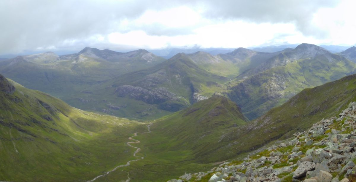 The Mamores And Glen Nevis From Carn Mor Dearg