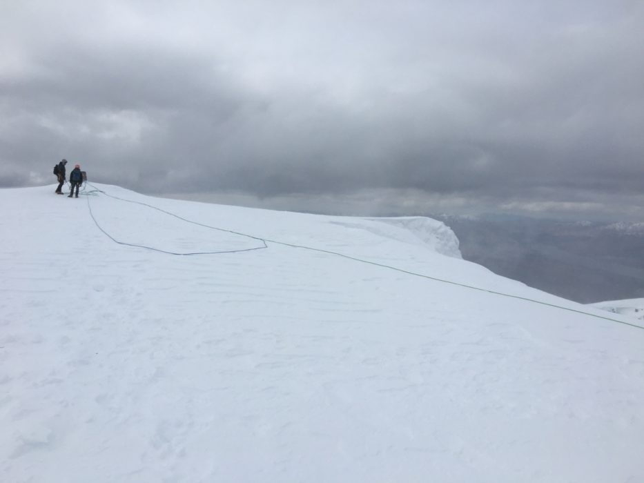 Cold and austere day on the top of Ben Nevis