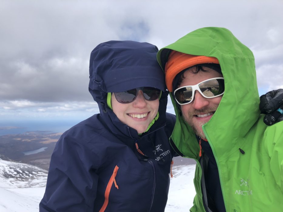 Summit shot on Sgurr Fiona