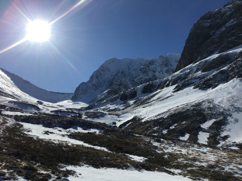 The stunning north face of Ben Nevis
