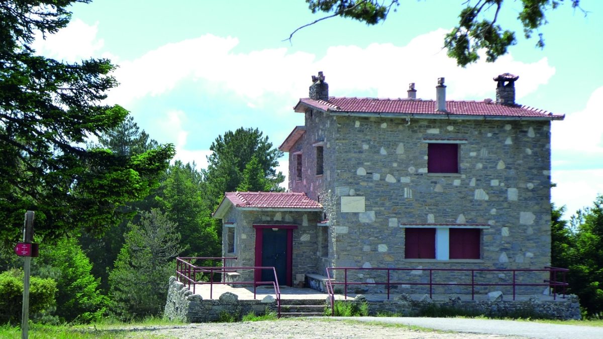 The Mountain Refuge At Arnomousga Mt Parnonas