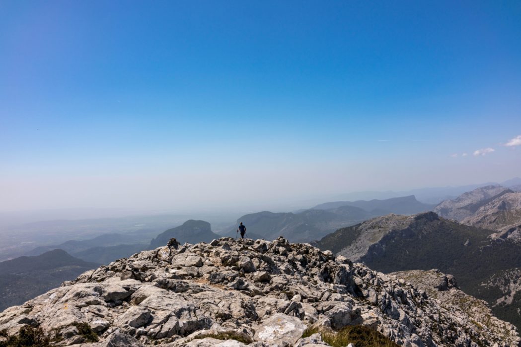 Arriving On Massenellas Summit Plateau