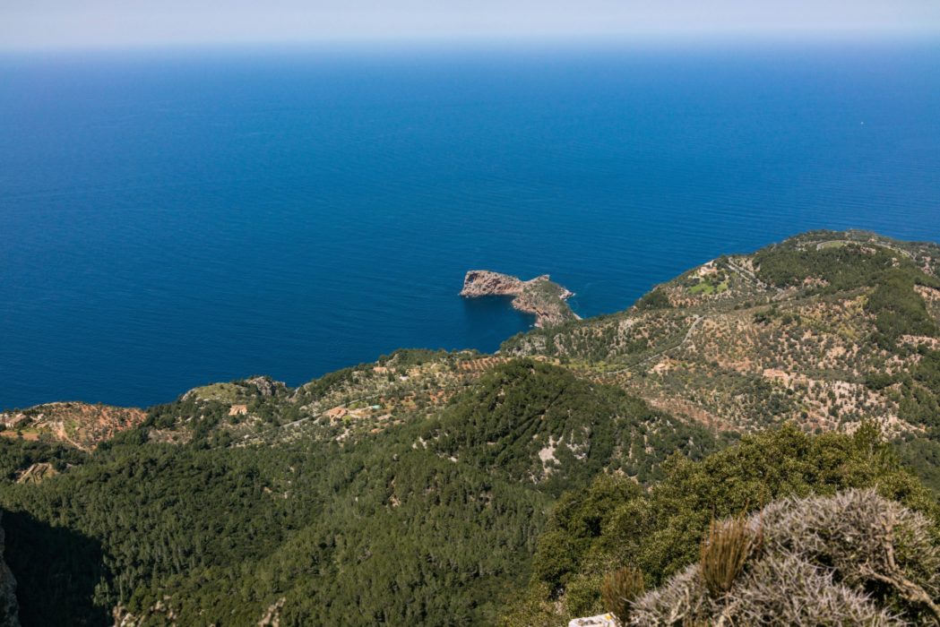 Mallorca's Spectacular Northern Coastline 900M Below The Narrow Cingles De Son Rullan