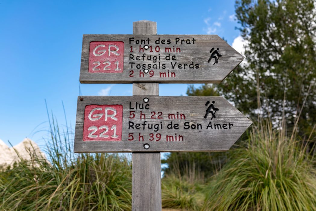 Precise Signage At The Font Des Noguer