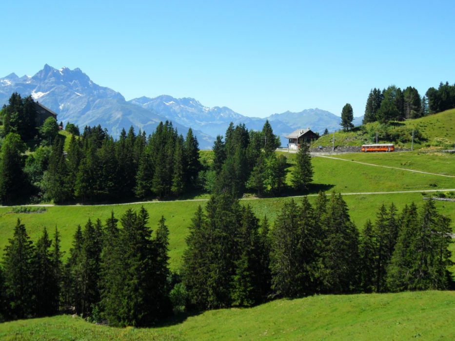 Above Villars: It Could Be A Model Train Set