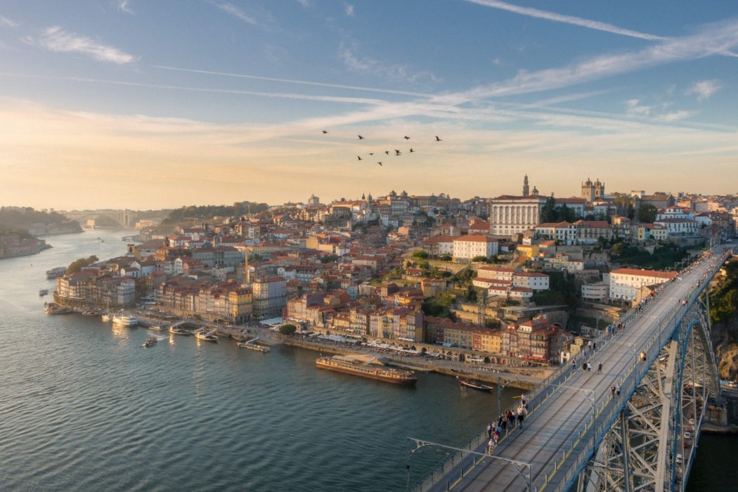 Sunset Views From Mosteiro Da Serra Do Pilar, Porto