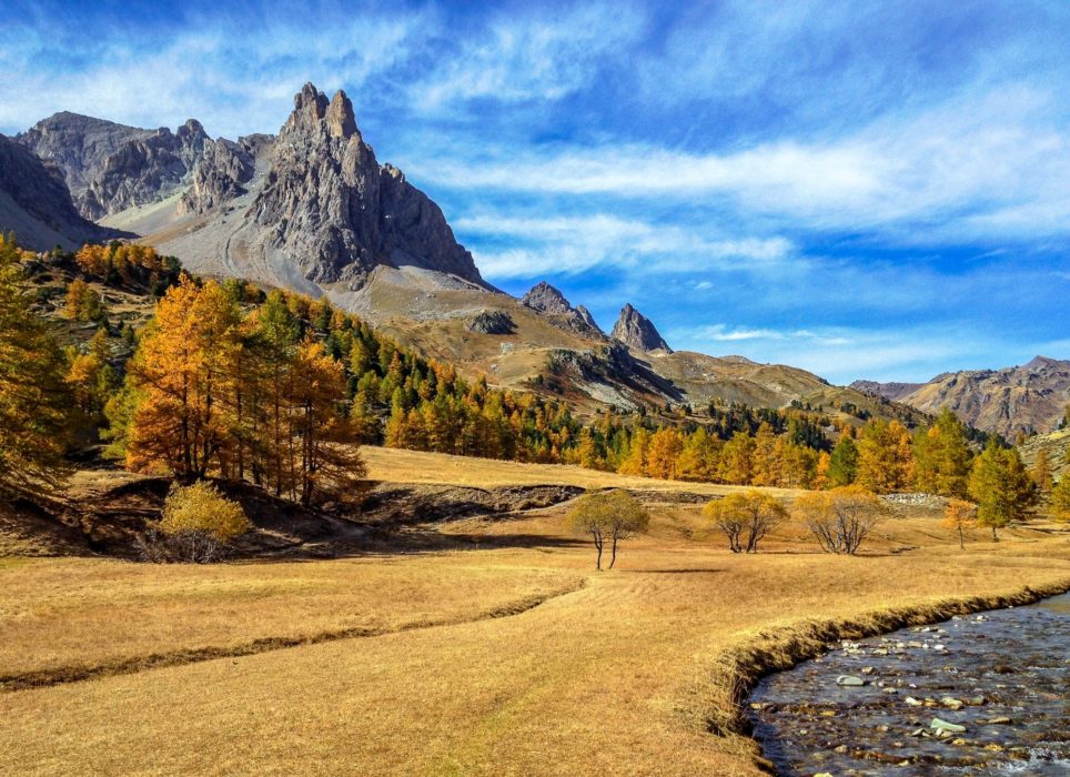 The Magnificent Clarée Valley Showing Its Autumn Colours