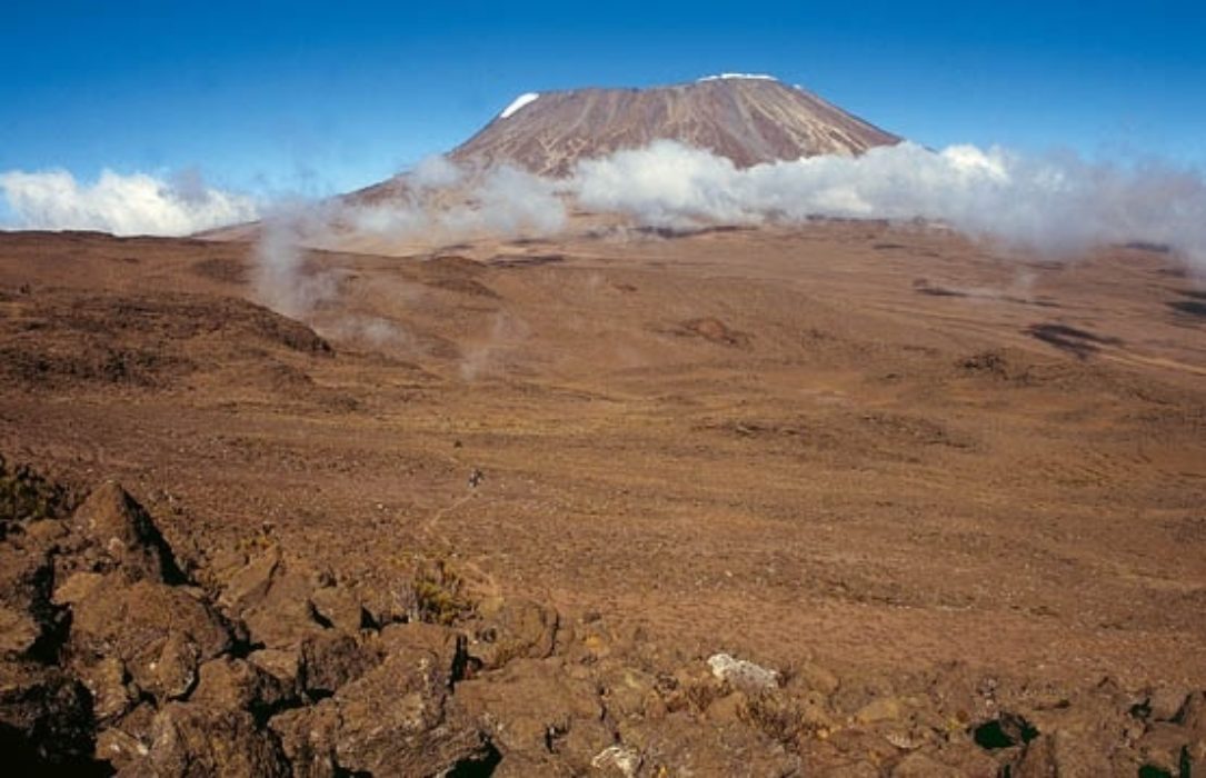 020 View Across The Barren Saddle To The Kibo Massif, Rongai Route