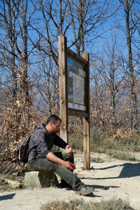 Sergio at the Collado de Las Losas