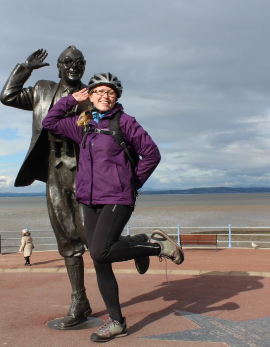 Bring me sunshine - with Eric Morecambe at the start of the ride