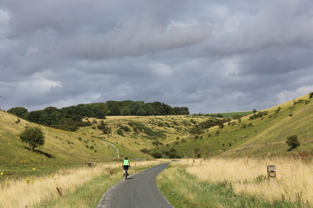 In the winding dry valleys of the Yorkshire Wolds