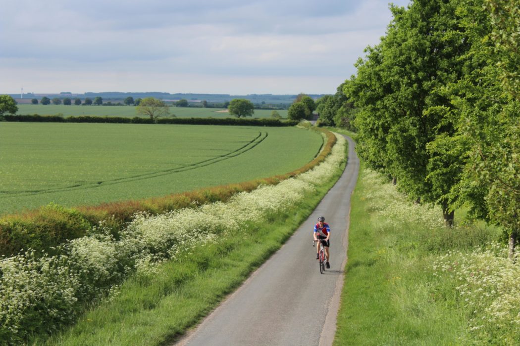 The miles fly by on the final section of the route from the Yorkshire Wolds into Bridlington