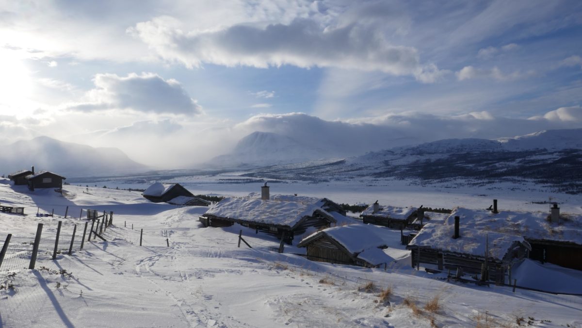 Snowed in farms north of Trondheim
