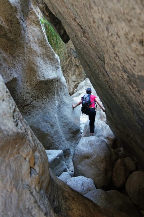 Descending the Torrent de Pareis requires careful planning and preparation