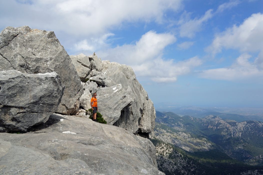 Puig de n’Ali, where my friend Jaume says I was the first foreigner to climb it!