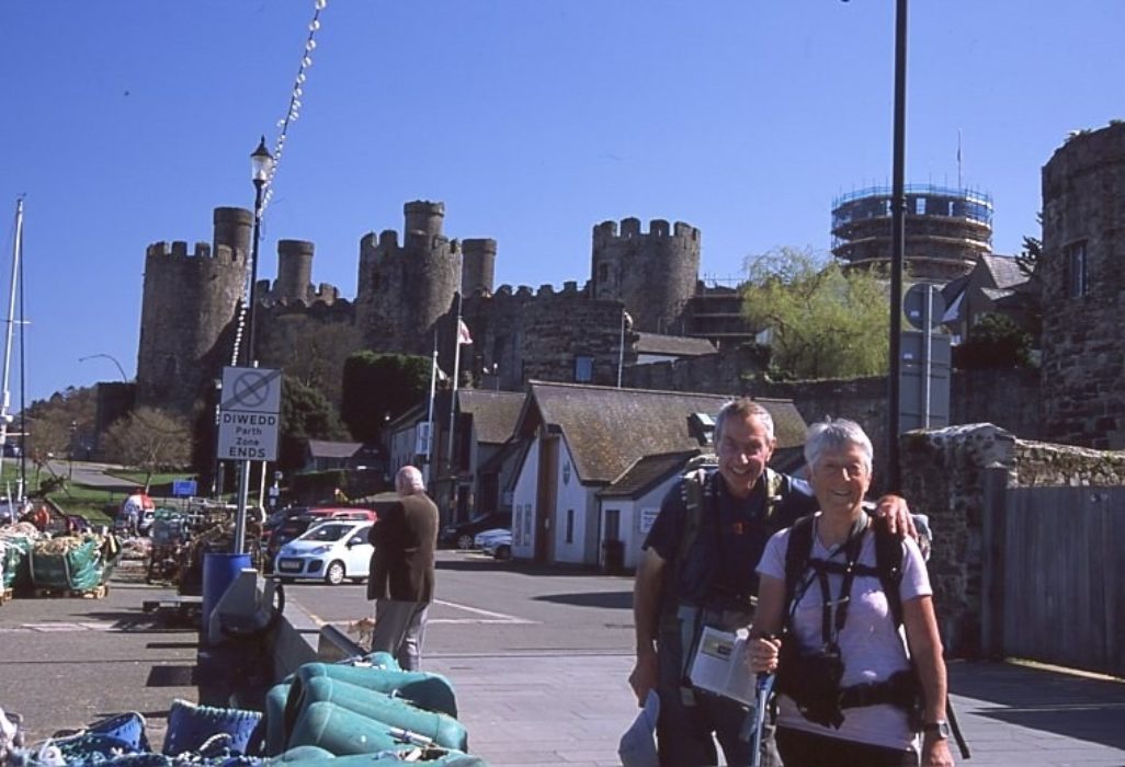 Jim and Carol Watson - smiling at the end of a long and fantastic walk
