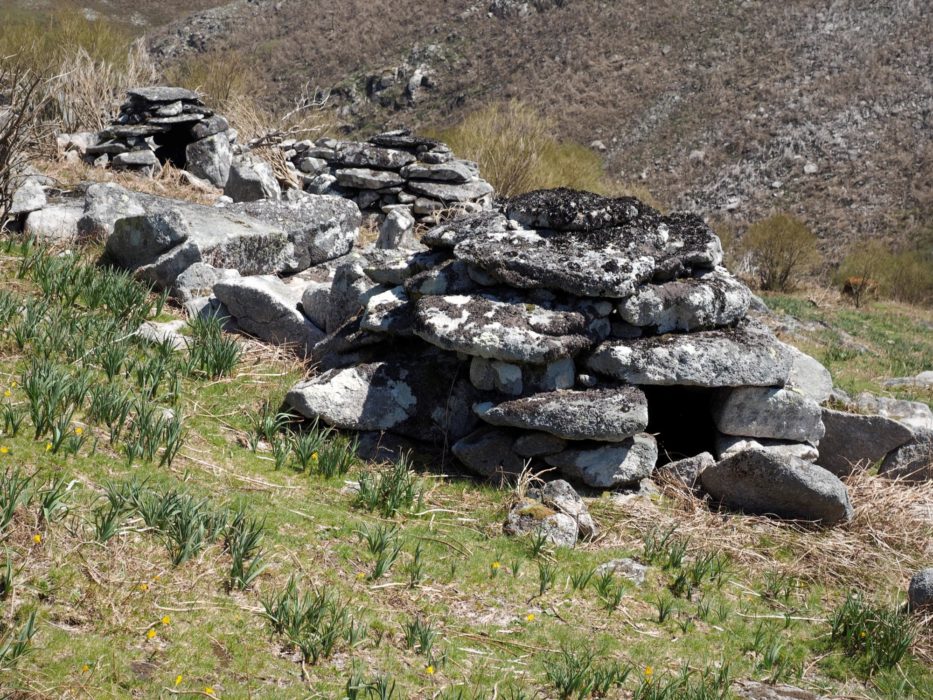 Herders' abrigo shelters at Branda dod Bicos