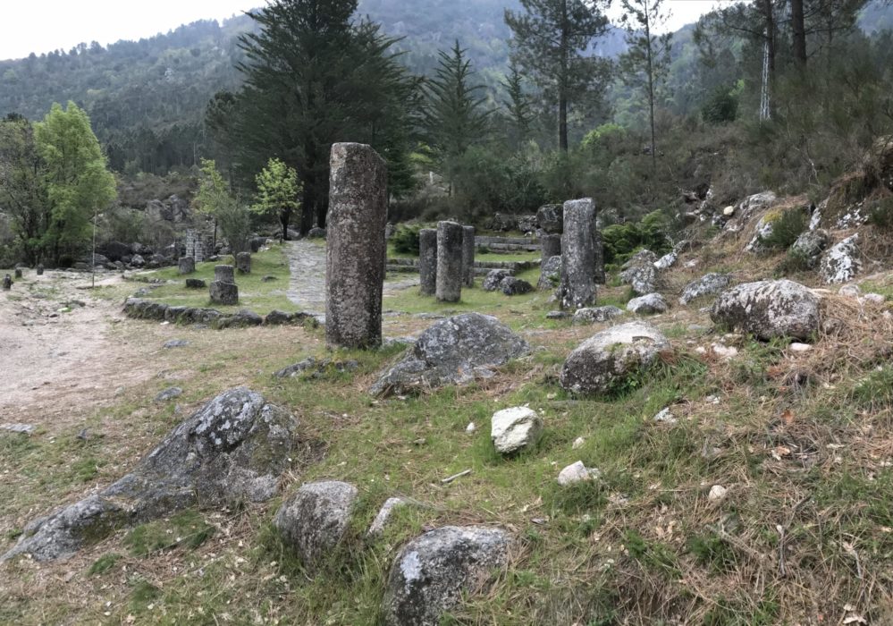 Via Nova Romana milestone and dedication pillars