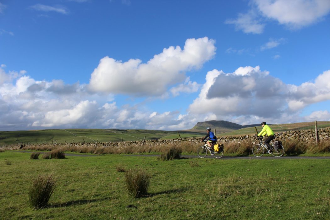 In Three Peaks territory - passing Penyghent