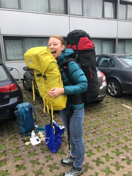 We had around 35kg of luggage each