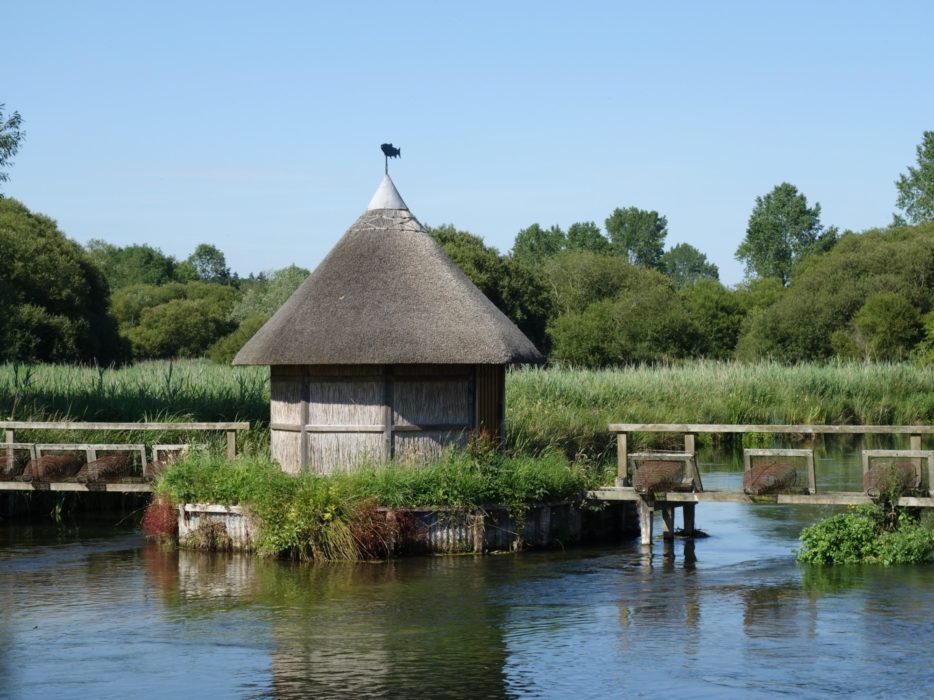 Fisherman's hut at Longstock