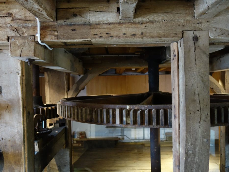 Inside Eling tide mill