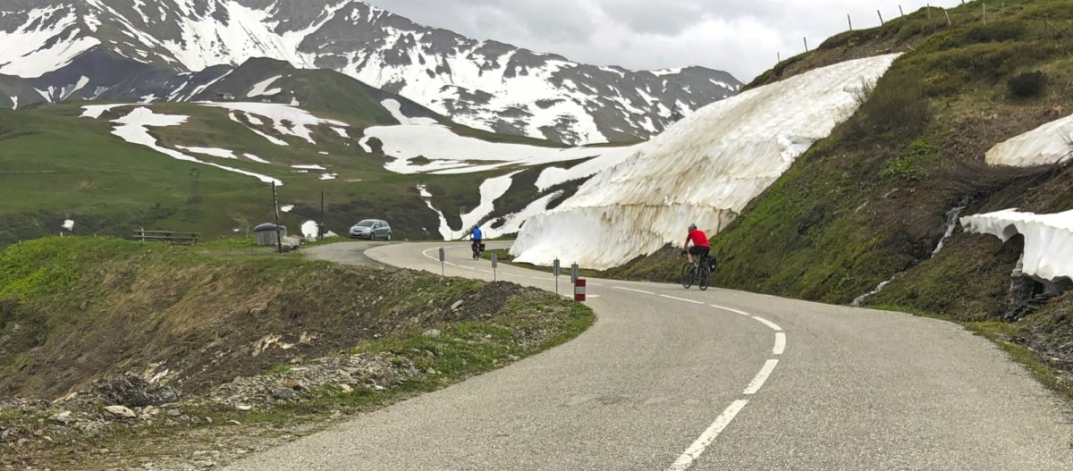 Nearing The Summit Of Col De La Madeleine