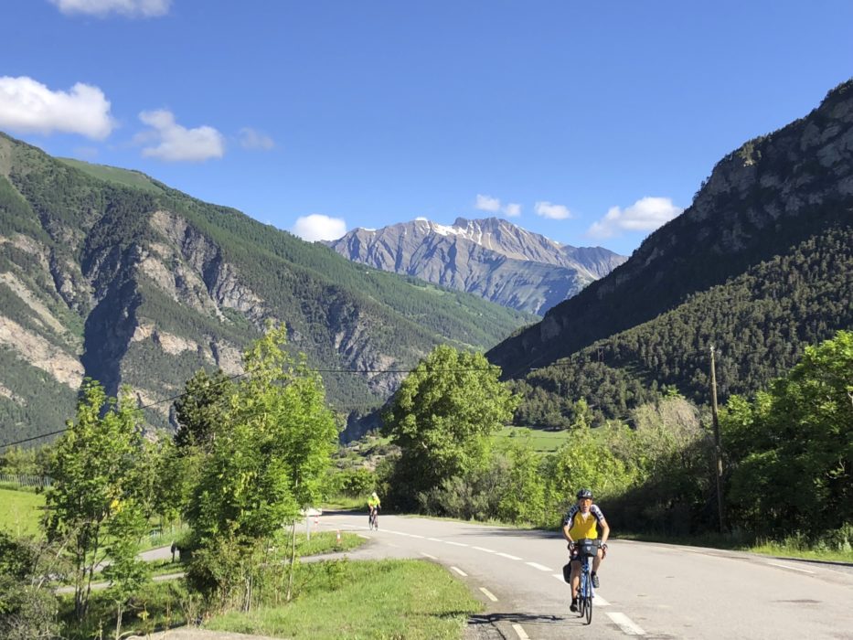 Early In The Climb From Jausiers The Roads Usually Have A Cycle Lane