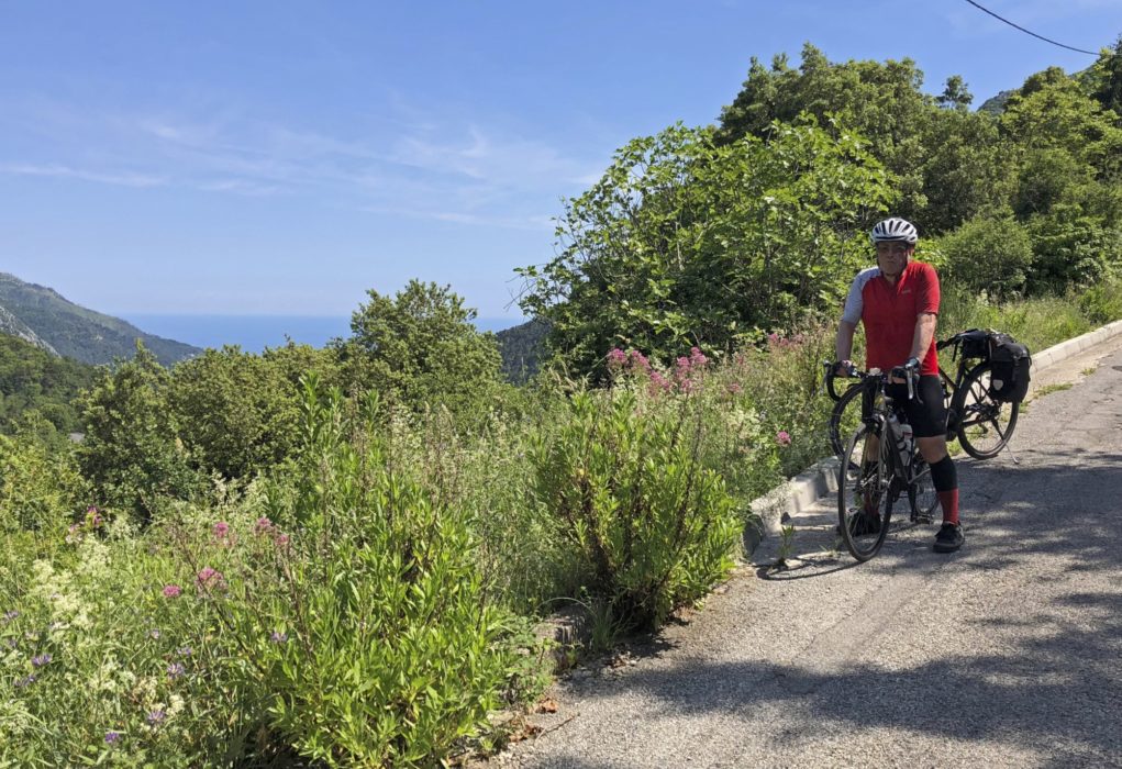 Our First View Of The Mediterranean Just Below Col De Castillon