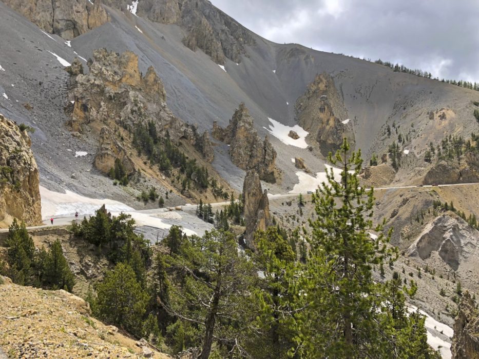 Rock Spires of The Izoard Jonathan Is The Tiny Speck On The Far Left