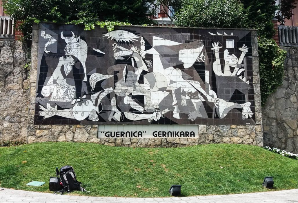 Day 9. The horrors of war, the horrors of the Camino, Guernica