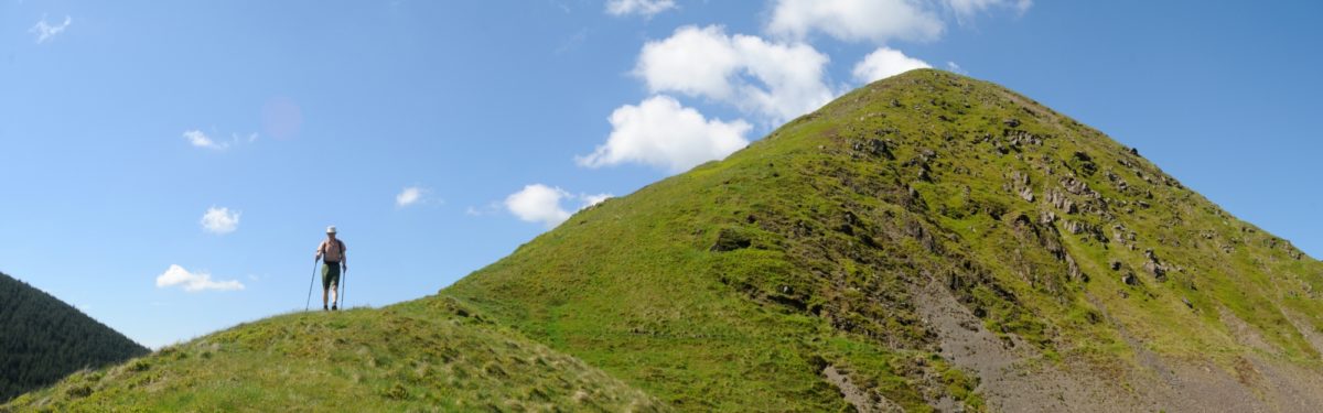 Southern Upland Way new bit: down the northeast ridge of Croft Head