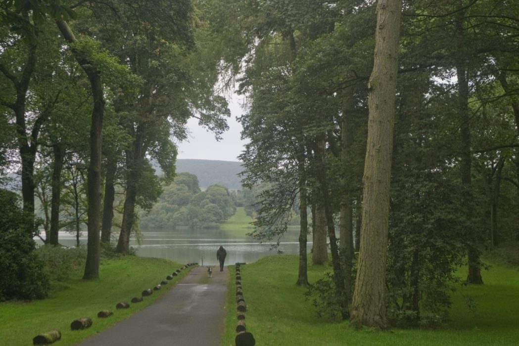 Leaving Castle Kennedy in the rain (Stage 2)