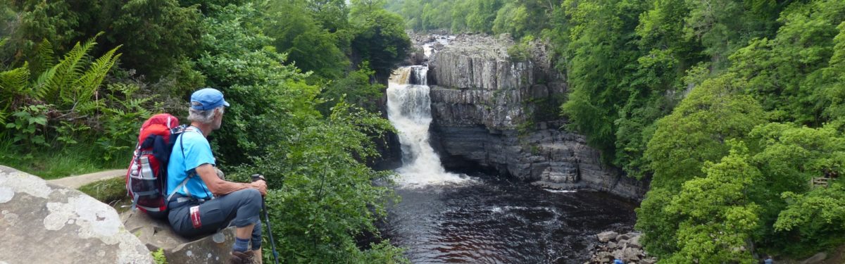 High Force on the beautiful River Tees (Day 4 - day 11 & 12 in the guide).
